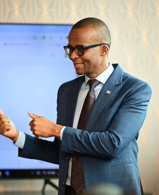 The Vice President, Ndaba Gaolathe